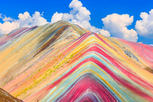 arco iris montaña