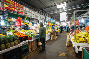 mercados en santiago de chile