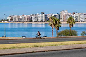 The Rambla of Montevideo