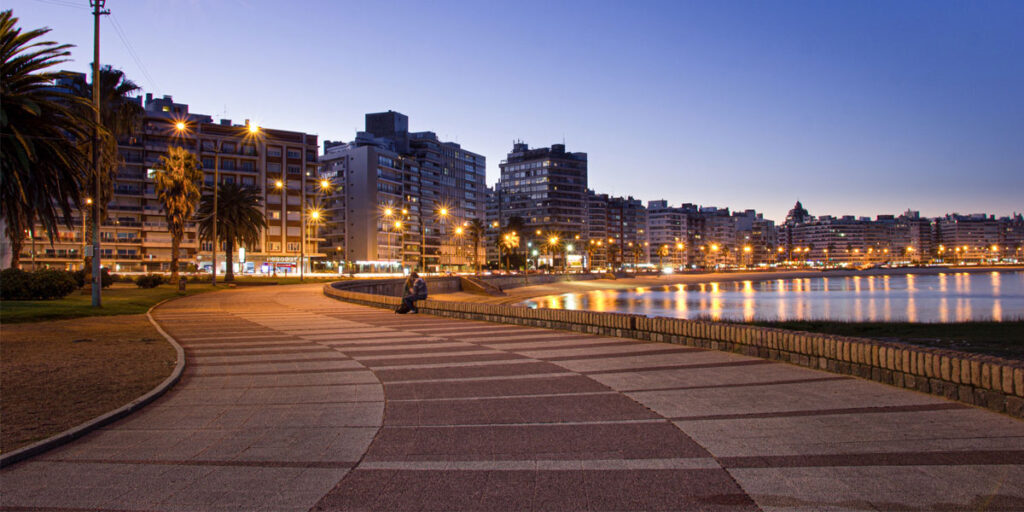 The Rambla of Montevideo